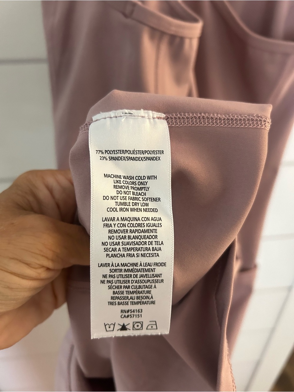 Calvin Klein Performance Athletic Dress | Size Small | Dusty Rose | Pockets - Picture 7 of 8